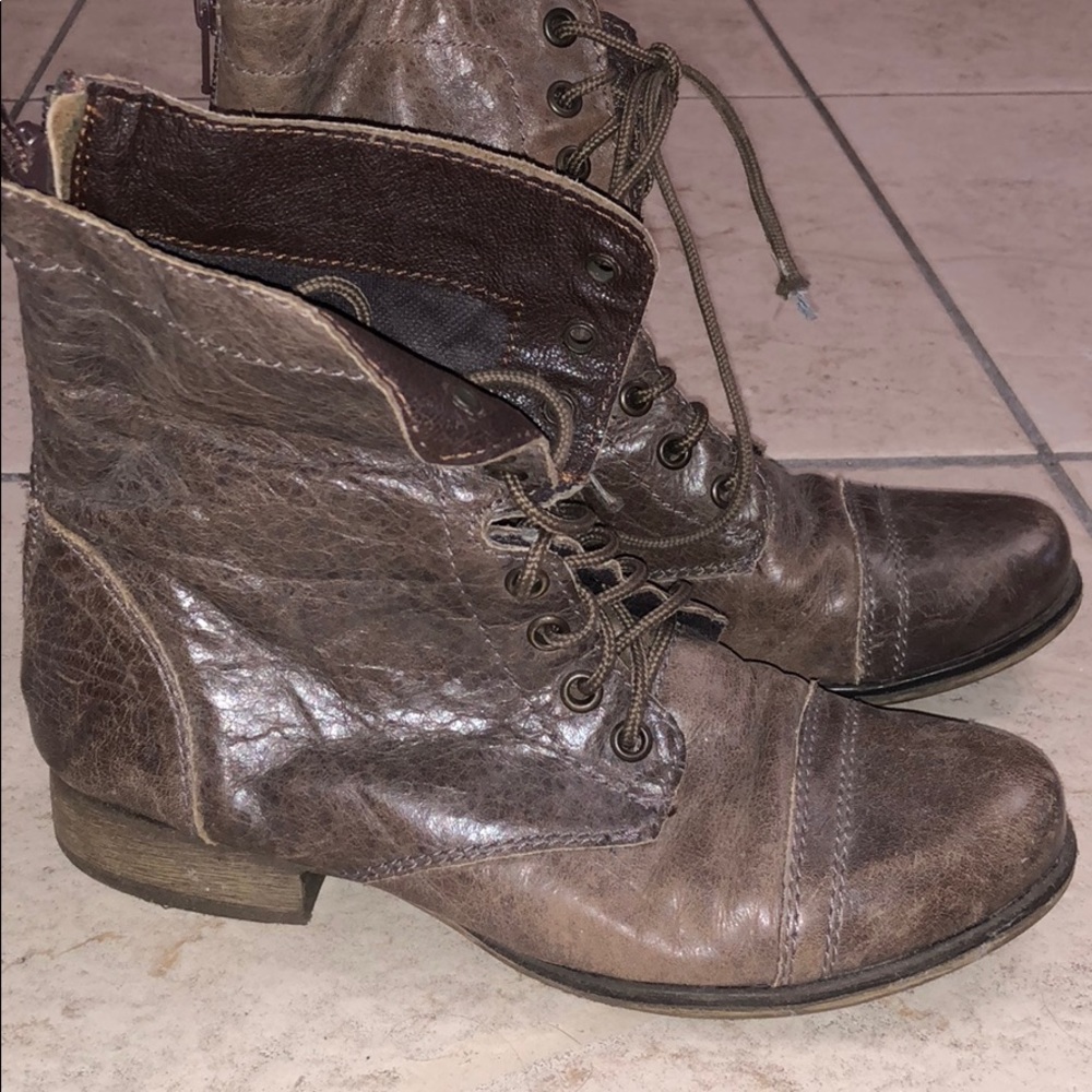 Steve Madden combat boots